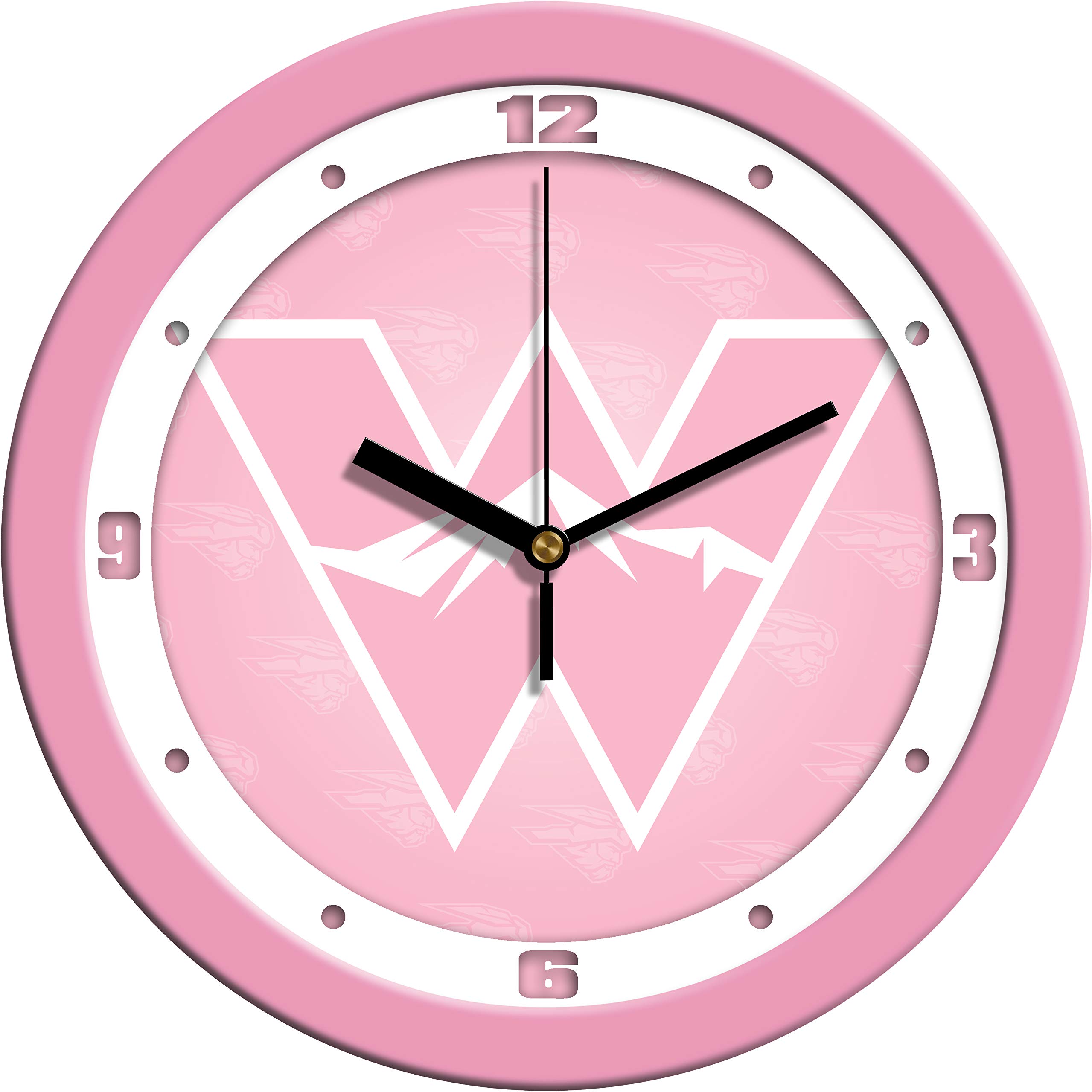SunTime NCAA Western State Colorado University Mountaineers Wall Clock - Pink