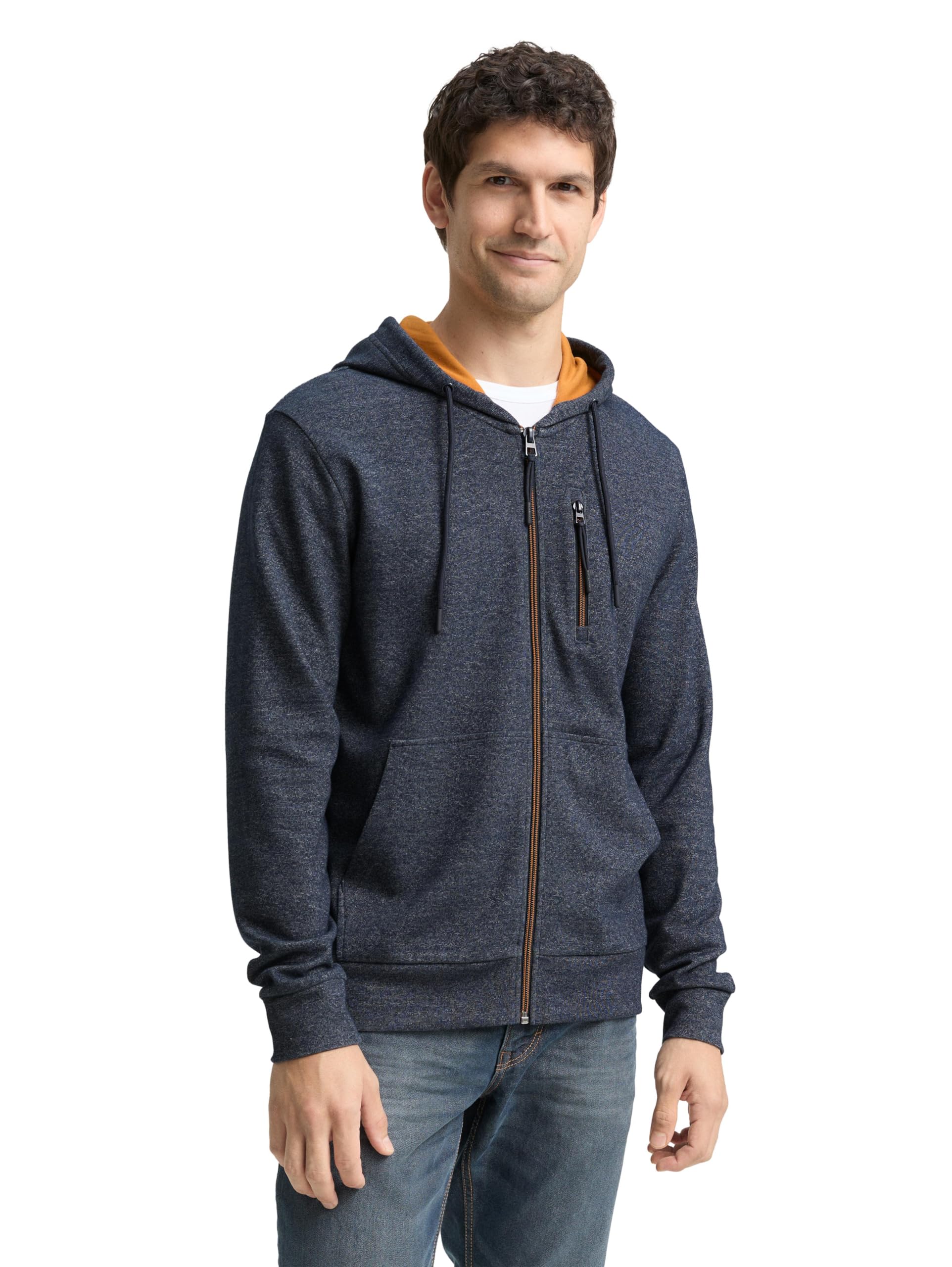 TOM TAILOR Herren 1048637 Hoodie Sweatjacke