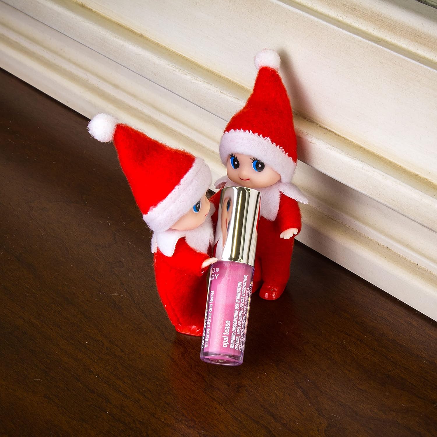Christmas Baby Elf Doll in Red Jumpsuit
