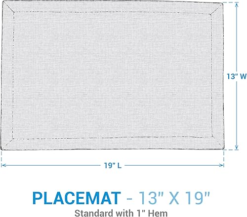 Miniatura 4 de Split P Juego de 4 manteles individuales de flores de encaje, manteles de mesa florales multicolor para primavera, verano, otoño y estilos de