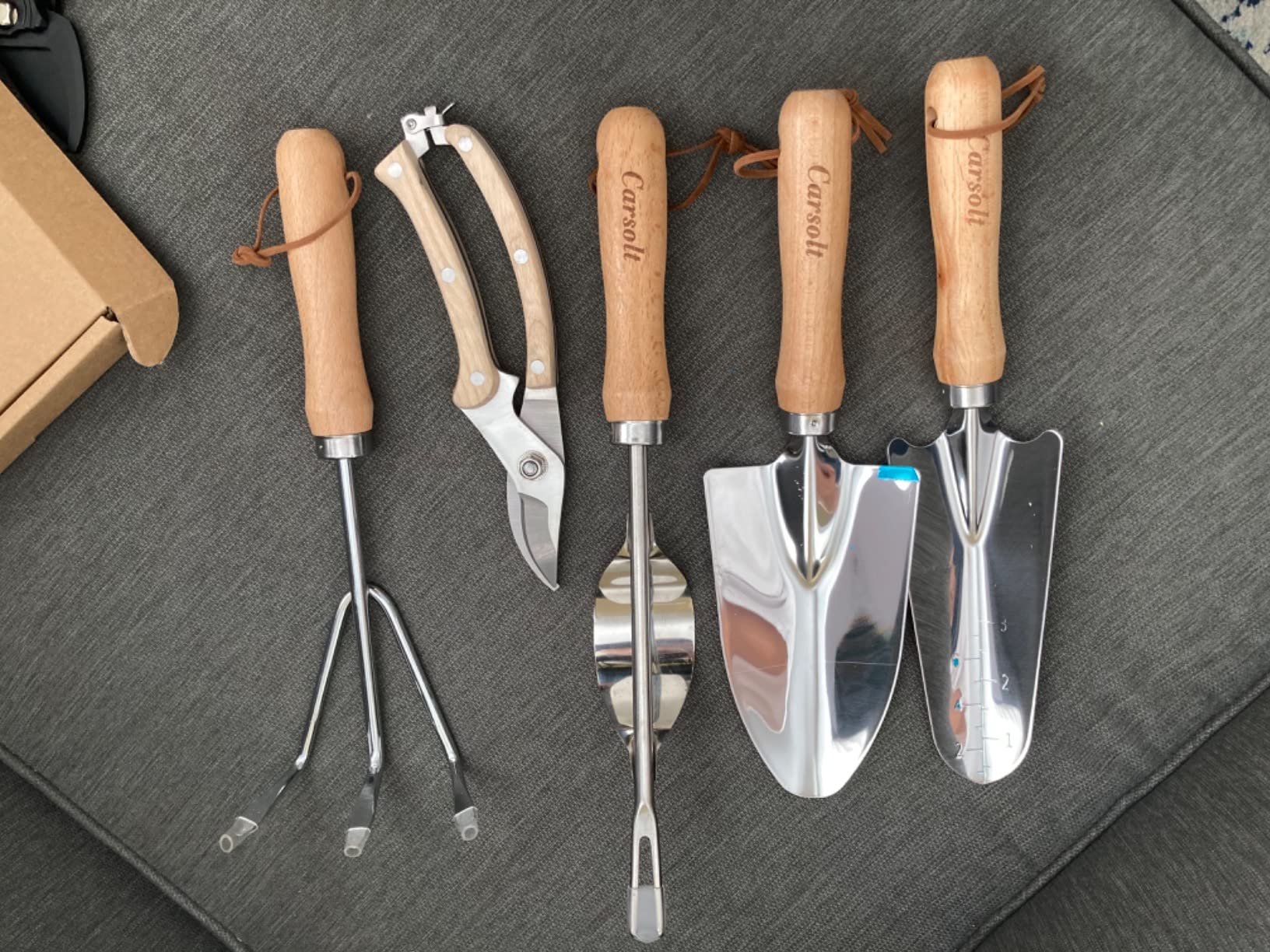 7/mo Finance Carsolt Garden Tool Set 7 Piece Stainless Steel Heavy