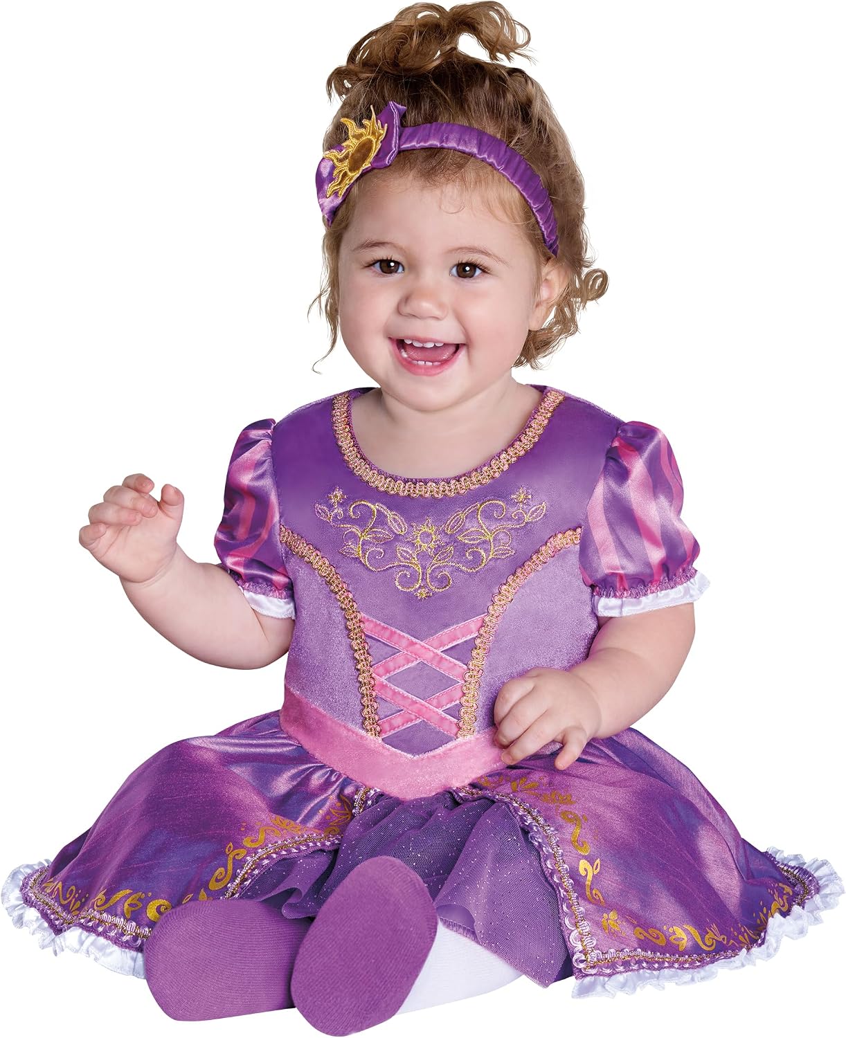 Spirit Halloween Disney Princess Baby Rapunzel Costume | Officially licensed | Tangled