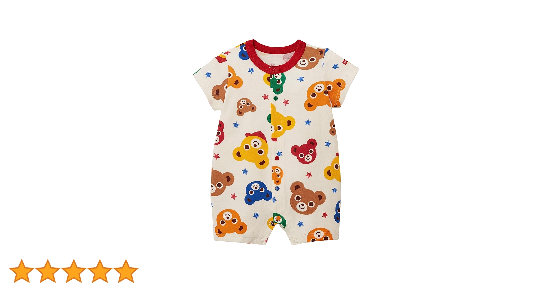 【レア】ミキハウス レッドロンパース 80cm MIKI HOUSE mikihouse【ミキハウス】ロンパース11000 子供服