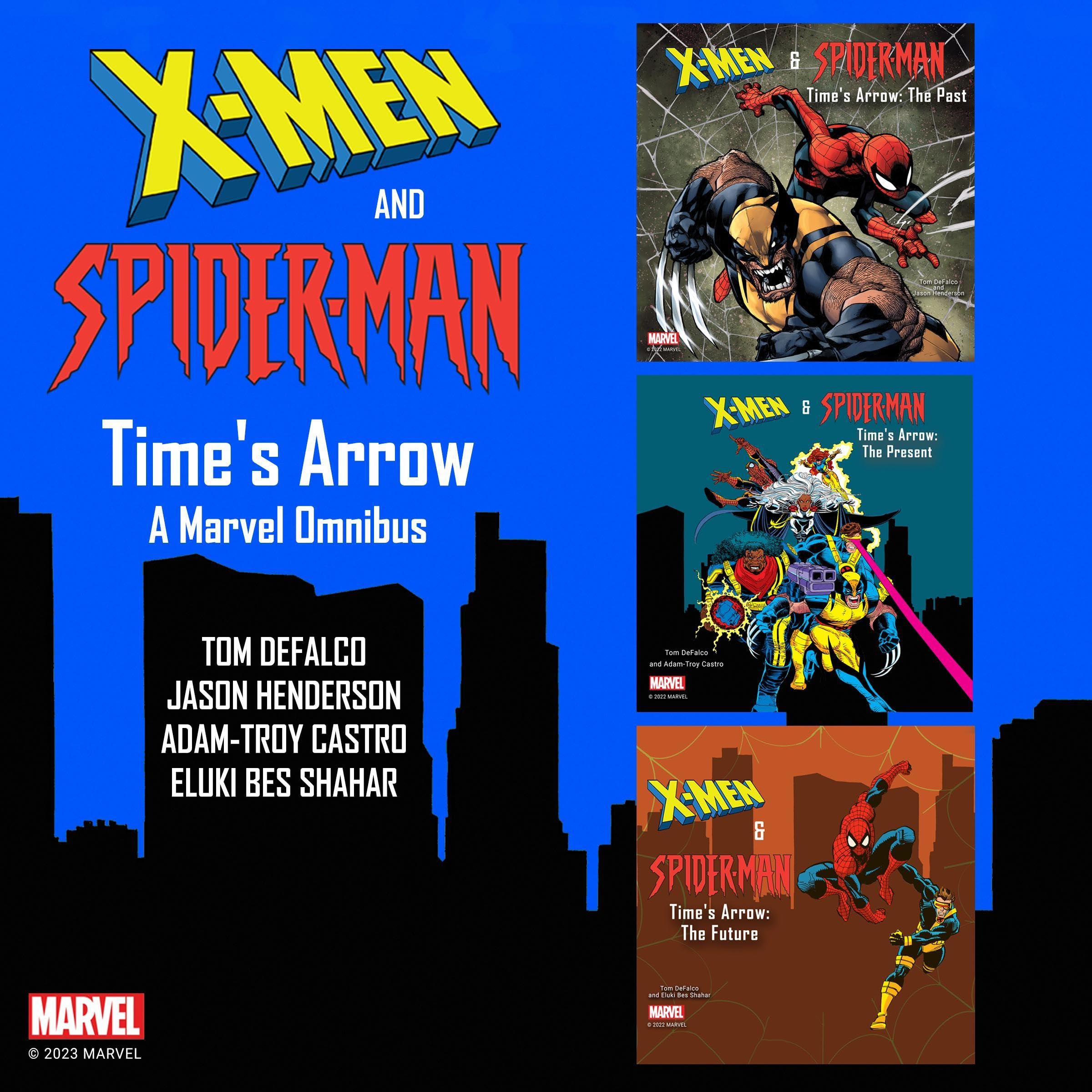 Cover art for X-Men and Spider-Man: Time's Arrow: A Marvel Omnibus