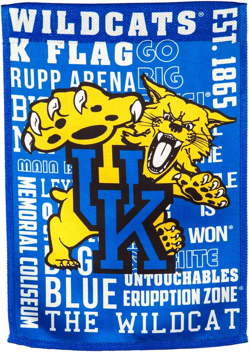 U of Kentucky Fan Rules House Flag - 28 x 44 Inches