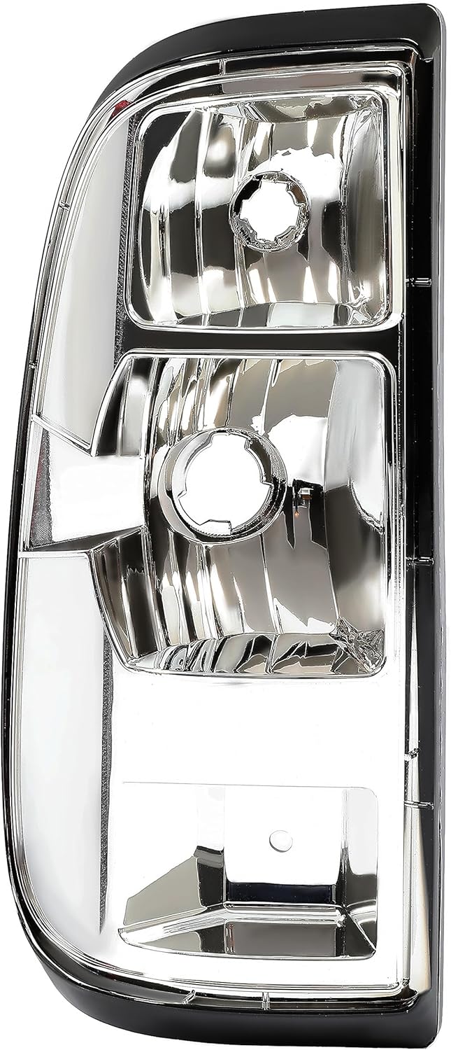 HECASA Tail Light Assembly Compatible with 2008-2016 Ford F250 F350 F450 F550 Super Duty Replacement for 7C3Z13405A FO2800208 Rear Taillights Tail Lamp Red Lens Driver Side