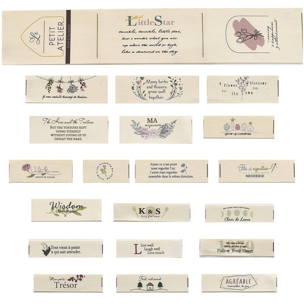 Amazon.co.jp: MYmama ニュアンス タグ 22種 15mm 20mm 25mm