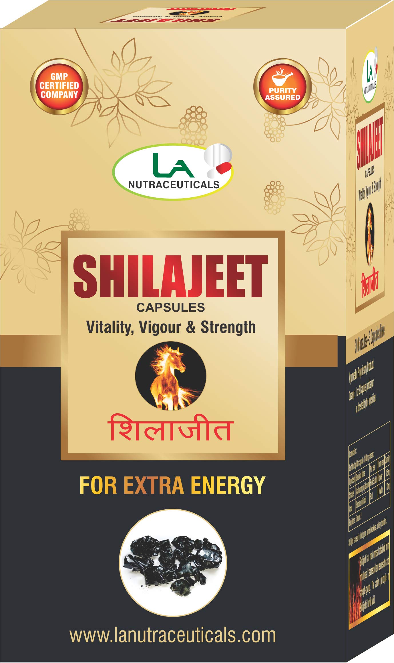 La Nutraceuticals Shilajeet Power Booster capsules for Men- Buy 1 Get 1 Free (60 Capsules+6 Capsule Free) (Pack of 2) (B08WCTB4FN) Amazon Price History, Amazon Price Tracker