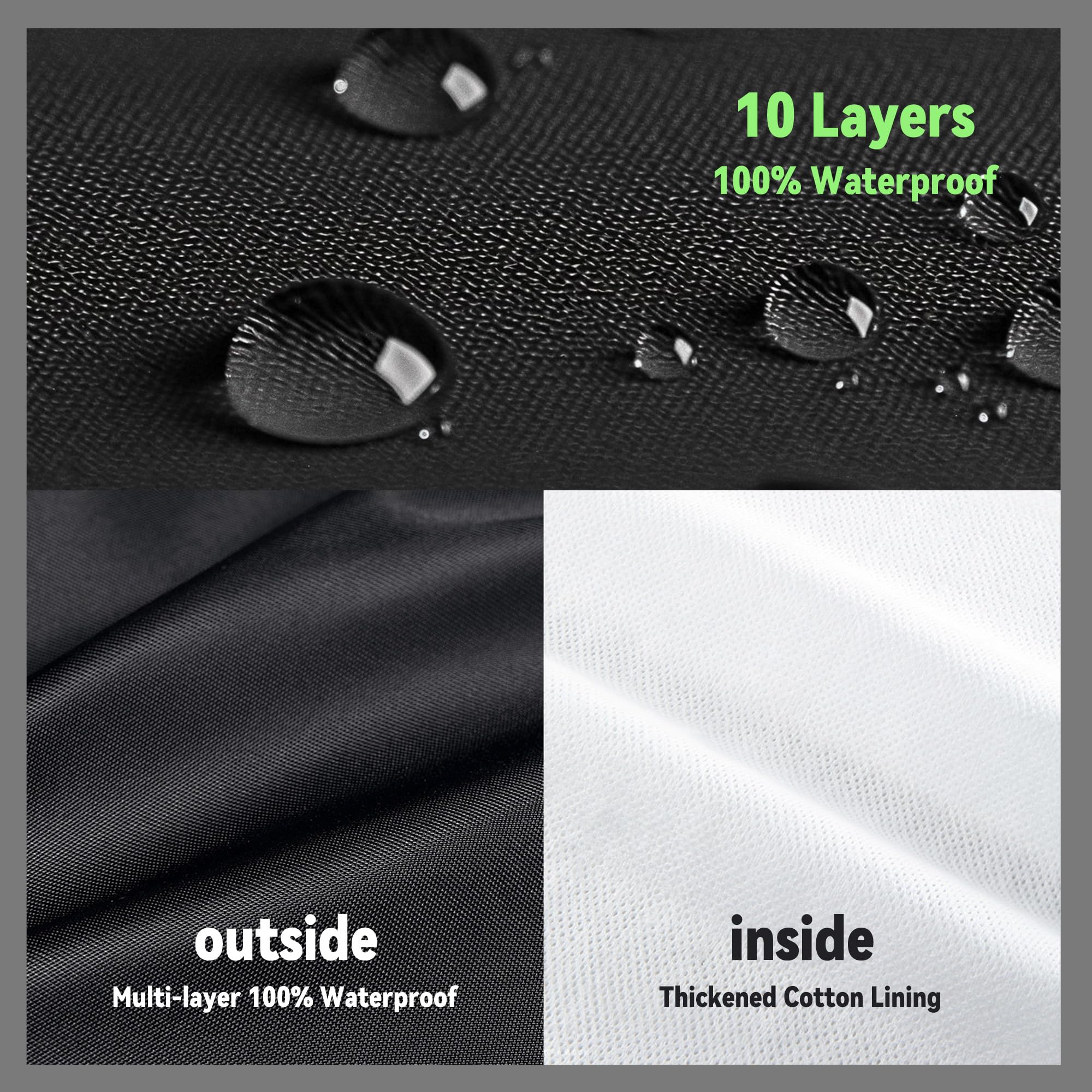 YIONCIO Car Cover for Subaru Forester SUV Size 420D Oxford Fabric Waterproof Windproof Sunproof Car Covers Durable All — view 5