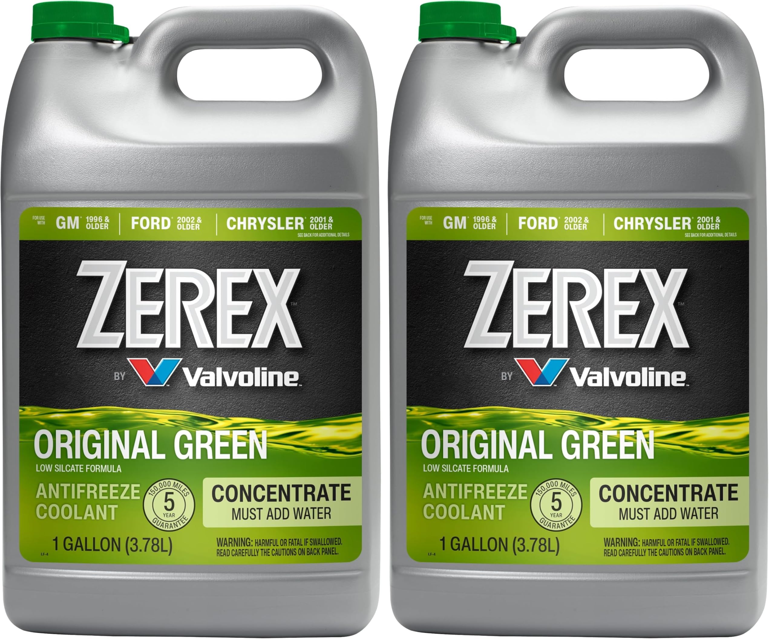 Original Green Low Silicate Concentrate Antifreeze/Coolant 1 GA, 128 Fl Oz (Pack of 2)