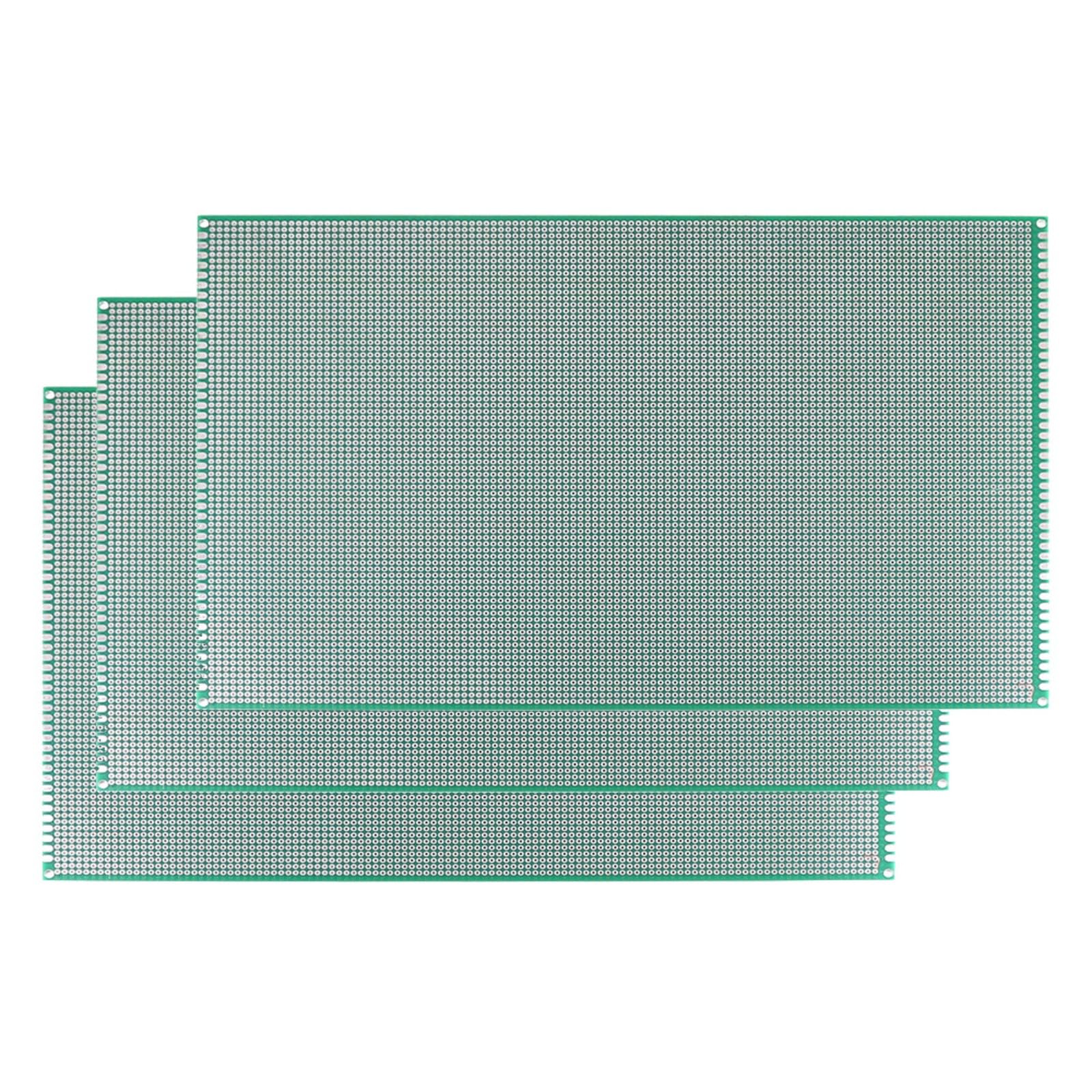3PCS Grande 20x30cm Doppio Lato Protoboards PCB Circuito Per Elettronica Progetti E Prototipazione Consiglio Sviluppo
