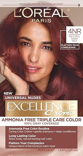 Miniatura 36 de L'Oreal Paris Excellence Universal Nudes - Tinte permanente para el cabello, sin amoníaco, para cobertura de cabello gris, rubio natural 8N, 1 kit
