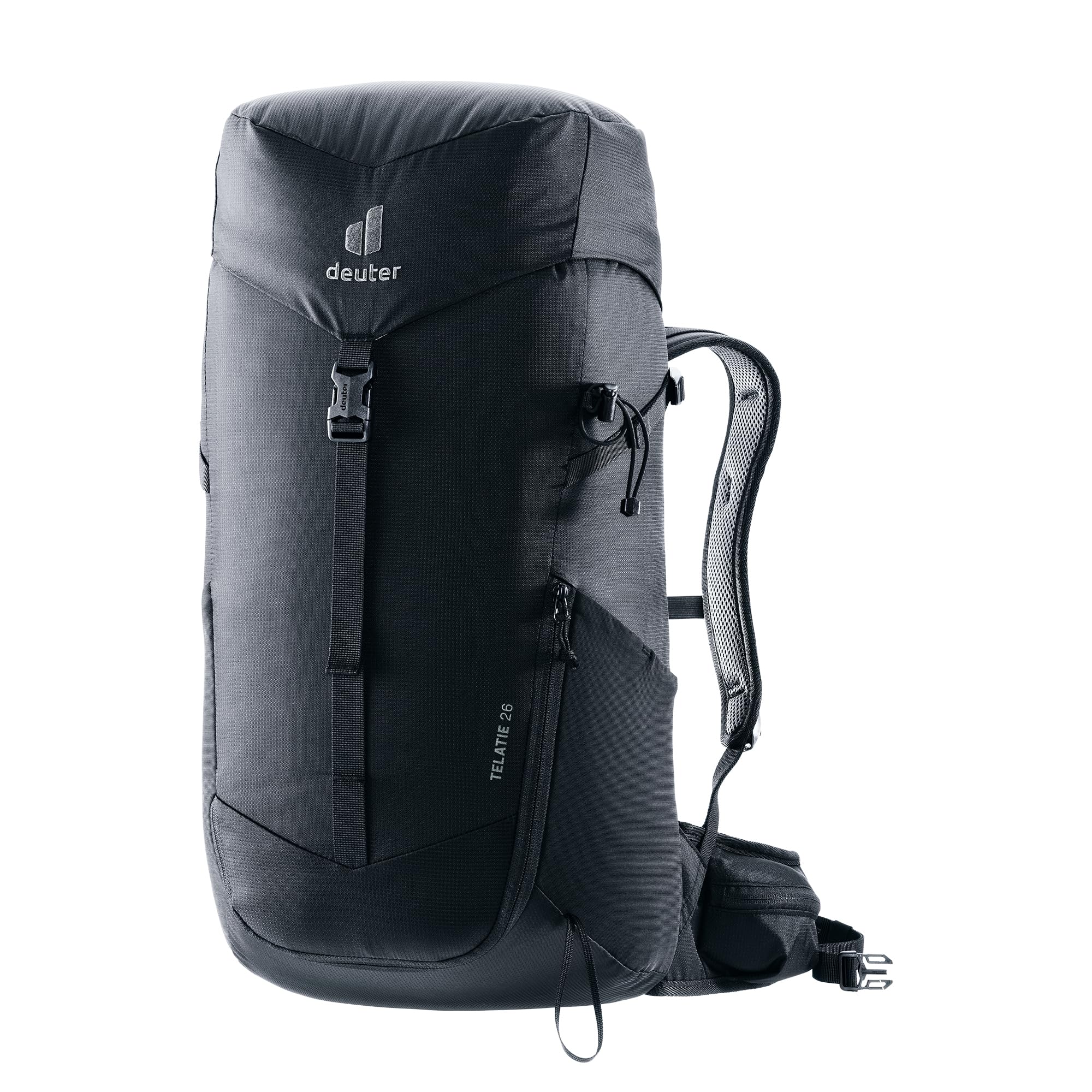 Telatie 26 L Backpack, Lightweight Ventilated Hiking Day Pack - Black