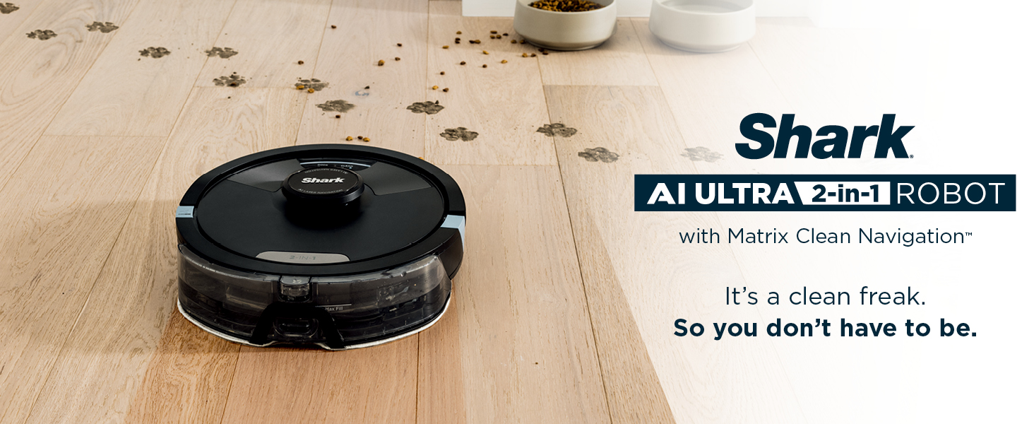 Amazon.com - SHARK RV2620WD AI Ultra Robot Vacuum and Mop with