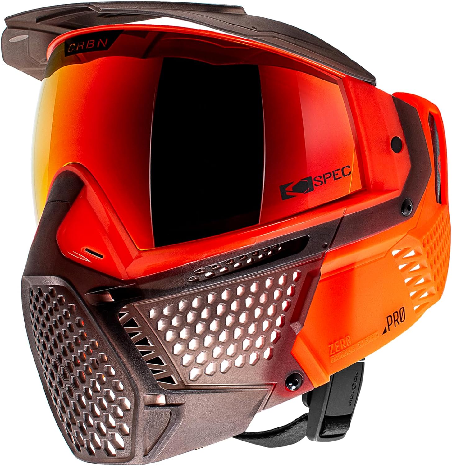 CRBN Paintball Zero Pro Goggle - Includes: Two Lens + Visor + Case - Carbon Paintball