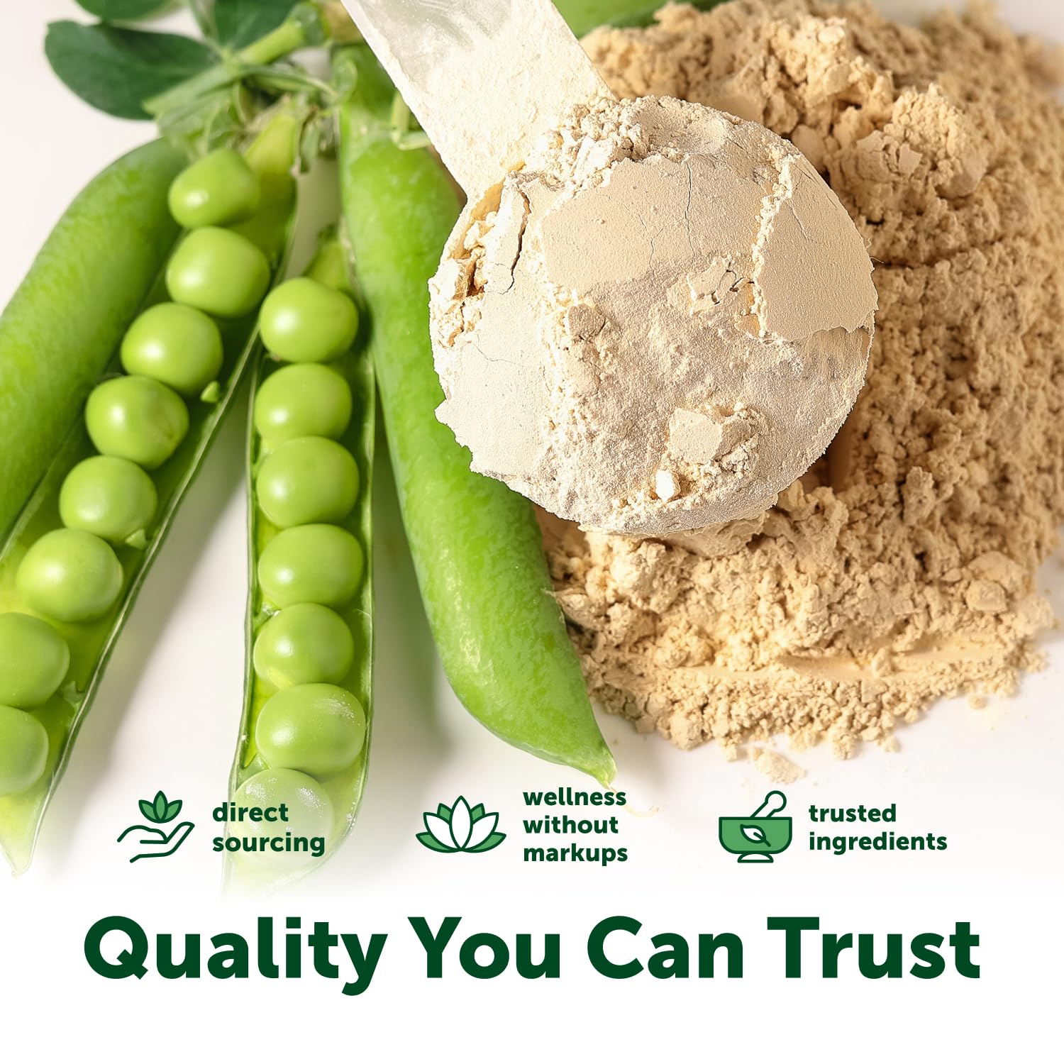 Micro Ingredients Pea Protein Powder, 5lb | Vegan, 27g Protein Per Serving — Amazon image 6