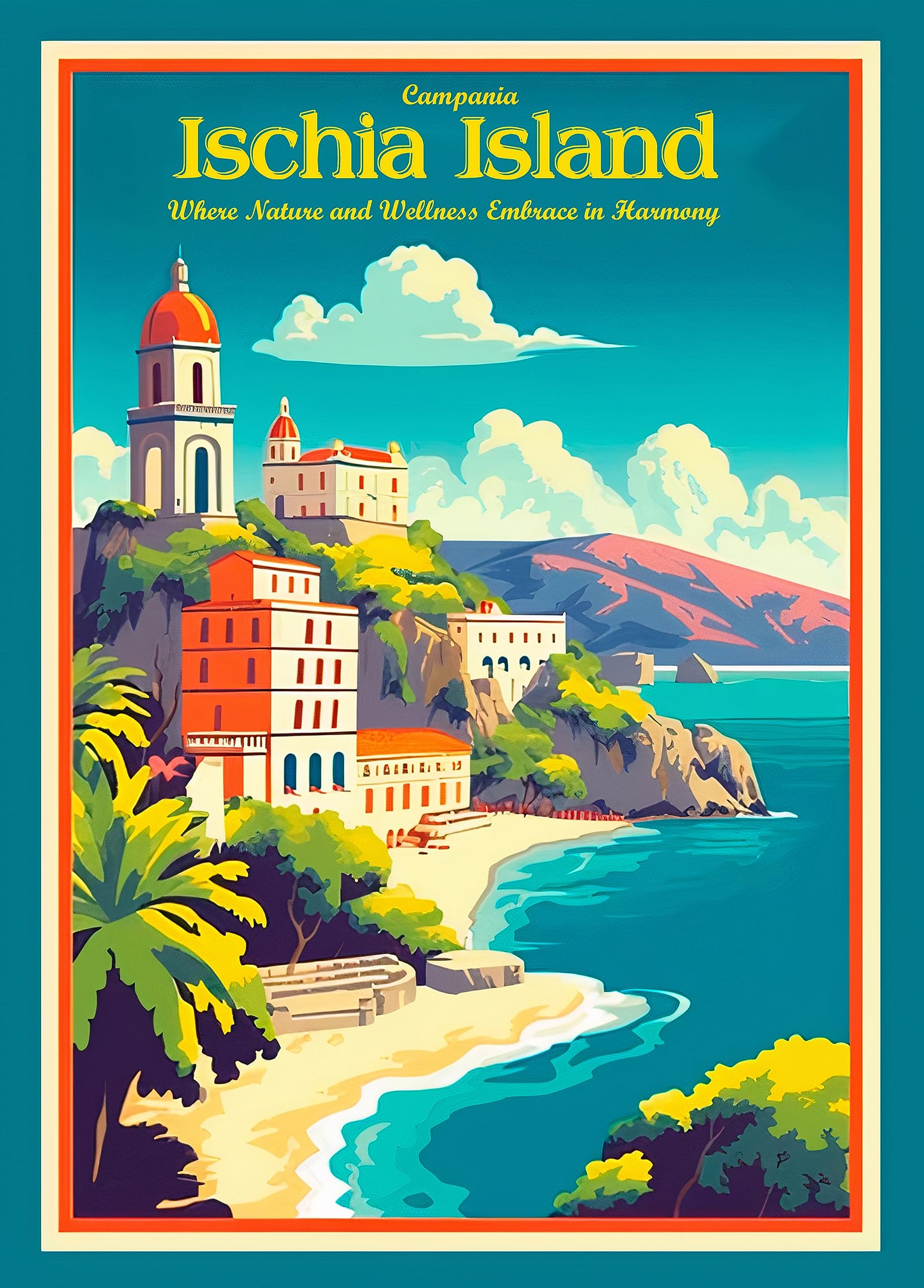 Italy, Ischia Island | Poster | Wall Art | Home Decor |