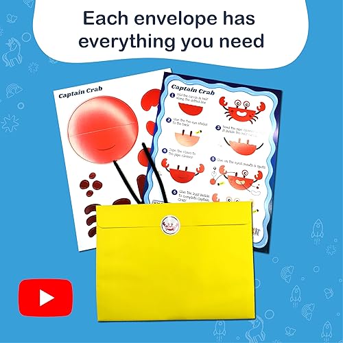 Vista 23 de Craftikit® - Kit galardonado de 20 manualidades de jardín de hadas para niños, manualidades de papel divertidas y completas para niños de 3 a 8 años