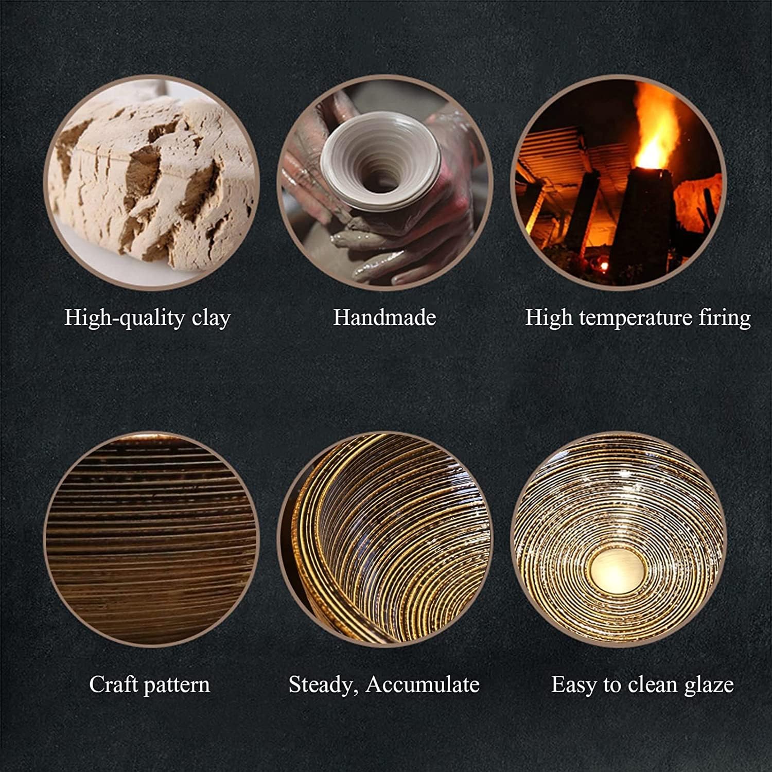 Freestanding Pedestal Sink Hotel Bathroom Basin, Modern Ceramic Basin with Full and One Tap Hole Round (Color : C, S (C Without Mirror)