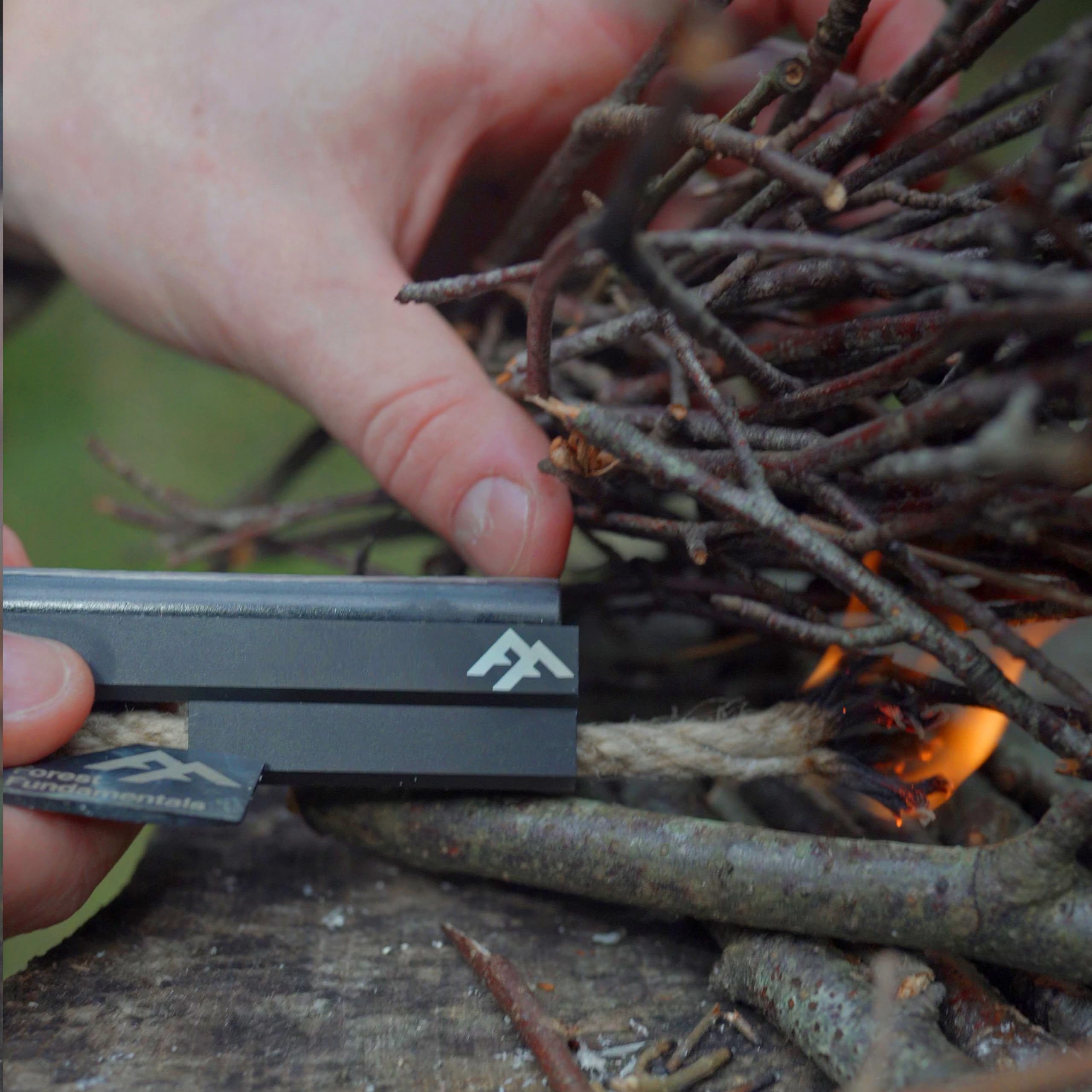 Forest Fundamentals™ Stealth Fire Starter™, Black, 105mm x 15mm - Image 4