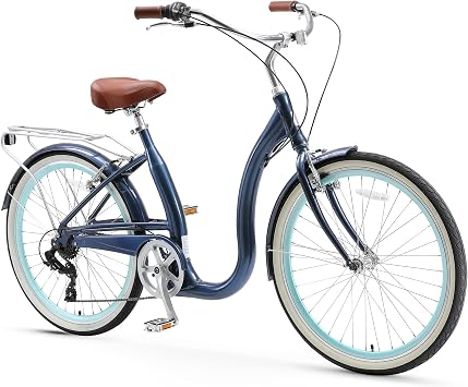 sixthreezero sixthreezero Easy Boarding Womens 7-Speed Bicycle, Teal