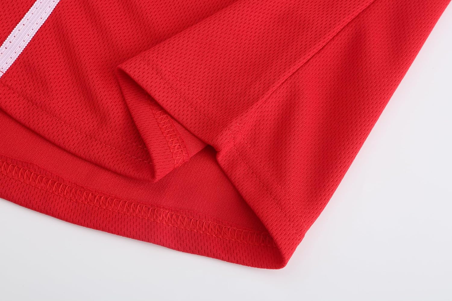 Mens Button Down Plain Baseball Jersey, Blank Softball Team Uniform, Hip Hop Hipster Short Sleeve Active Shirts - Image 6