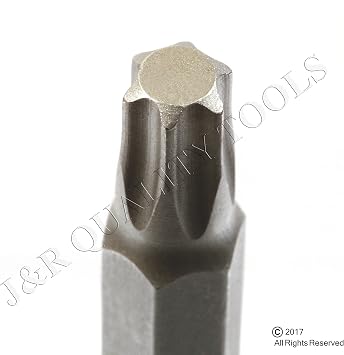 7 Pc Extra Long Torx Star Torq Bit Socket Set T10 ~ T40