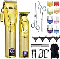 TIGIHAIR バリカン ゴールド刃付き Amazon.co.jp: DSP® ゴールドバーバーバリカン ヘアカットキット