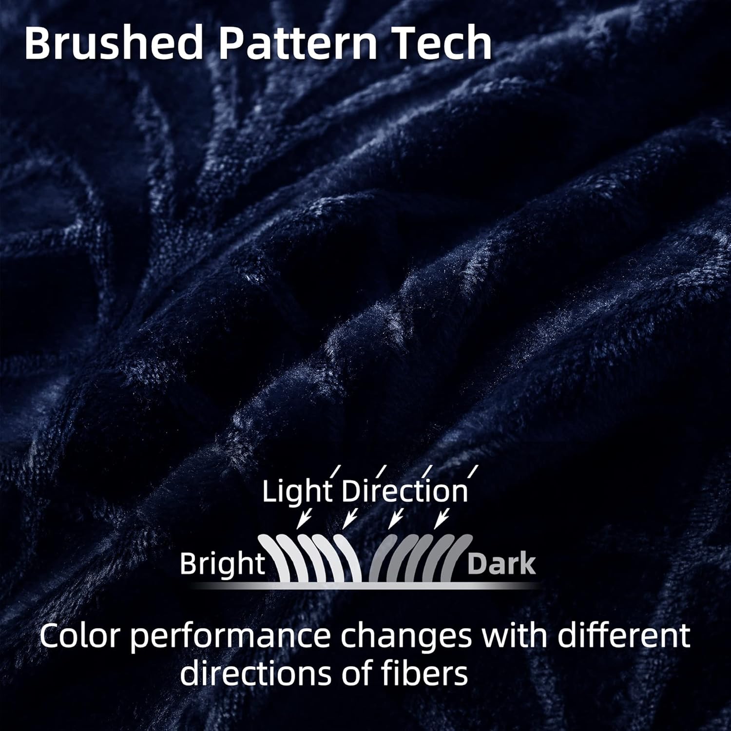 Whale Flotilla Flannel Fleece King Size Blanket for Bed, Soft Fluffy Velvet Bedspread Coverlet with Decorative Vintage Pattern for All Season, Warm and Lightweight, 90x104 Inch, Navy Blue - Image 4