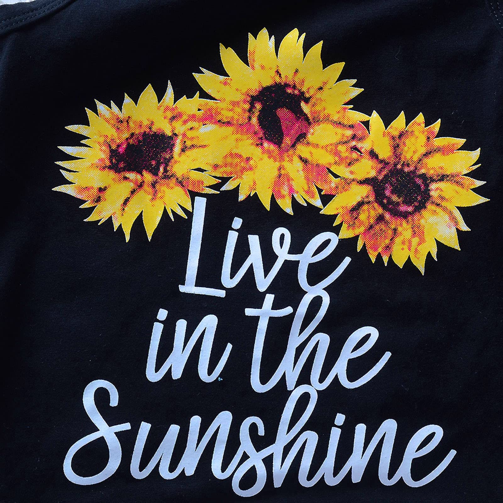 Ropa de Girasol para niños, Chaleco Estampado de Verano para niñas, Pantalones de Mezclilla, Tops, Tirantes Florales, Pantalones Cortos, Diademas, Trajes Traje De Baño Completo De