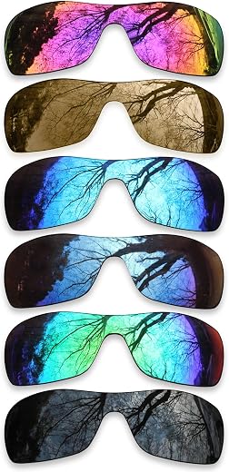 Set of 6 Polarized Replacement Lenses for Oakley Antix Pack-SEM62