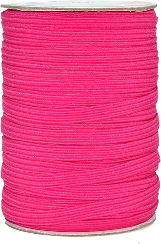 Vista 332 de Mandala Crafts - Rollo de cordón elástico plano para costura y manualidades Beige