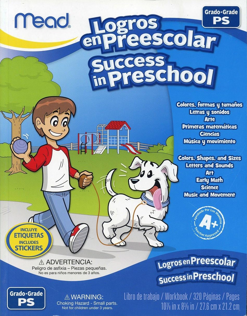 Mead Success in Preschool Grade PS English & Spanish 320 Page