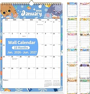 Wall Calendar 2026 Large Cat Lahore, Karachi - Pakistan