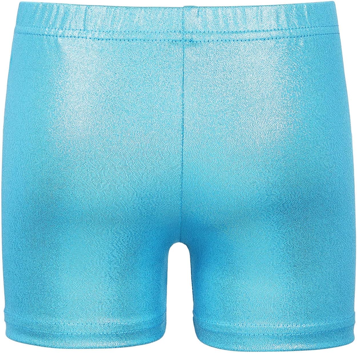 BAOHULU Gymnastics Leotards for Girls Glitter Dance Activewear with Matching Tumbling Shorts Set - Image 4