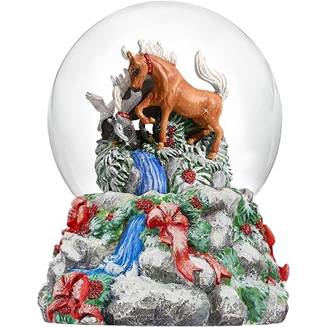 Breyer 2024 Holiday Horse: Winter Woodland - Musical Snow Globe