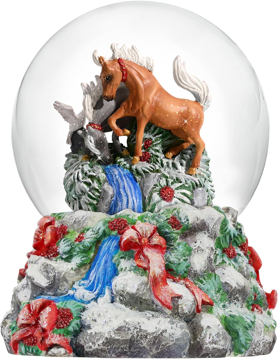 Breyer Horses 2024 Holiday Collection | Winter Woodland - Musical Snow Globe