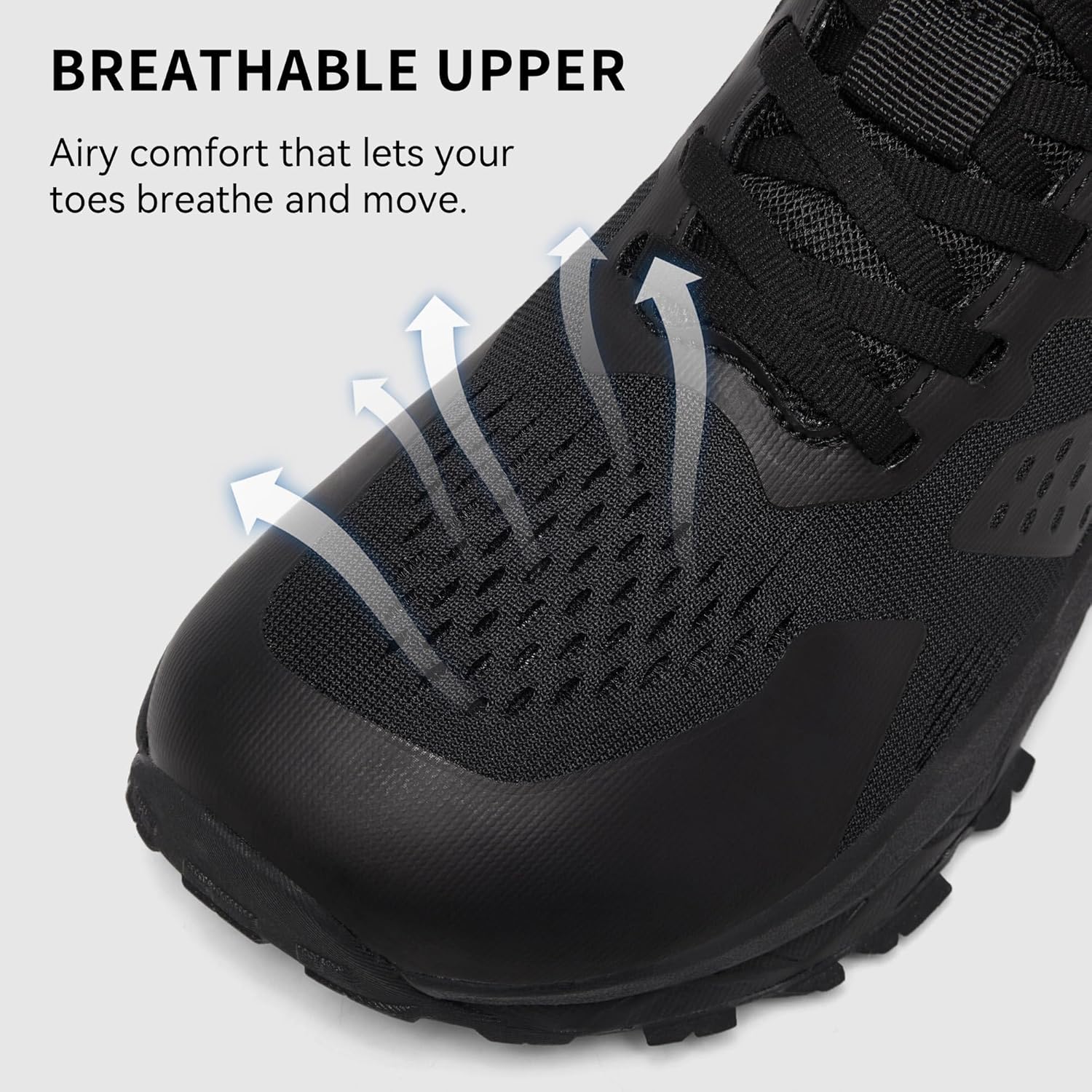 Wide Toe Box Shoes Women, Arch Support Ultralight Non Slip Sneakers for Walking Running Workout Gym Tennis,Balanced Cushion Diabetic Footwear - Image 4