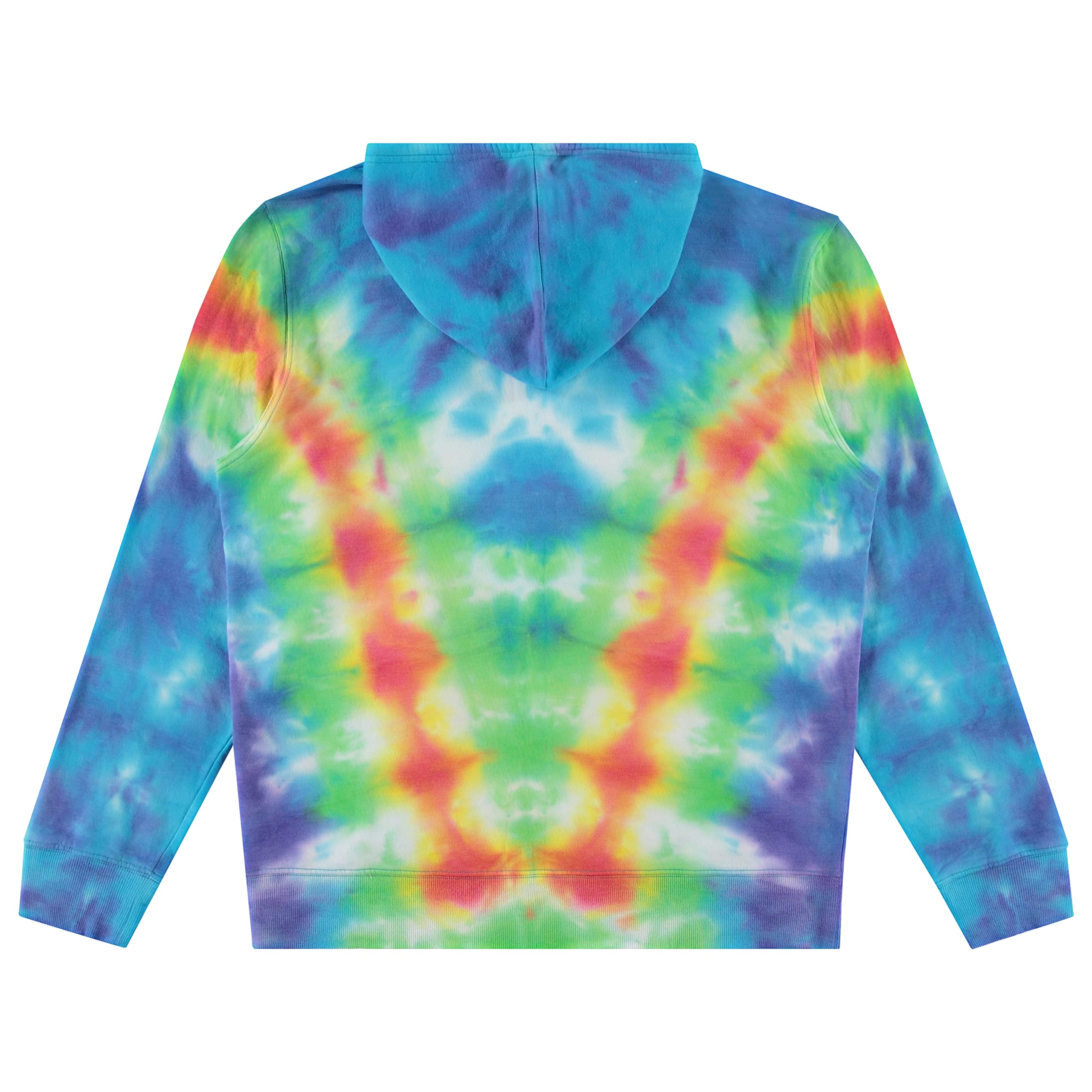 Grateful Dead Felpa con cappuccio da uomo con orsi danzanti, stile vintage, tie dye, rock, con stampa sulle maniche