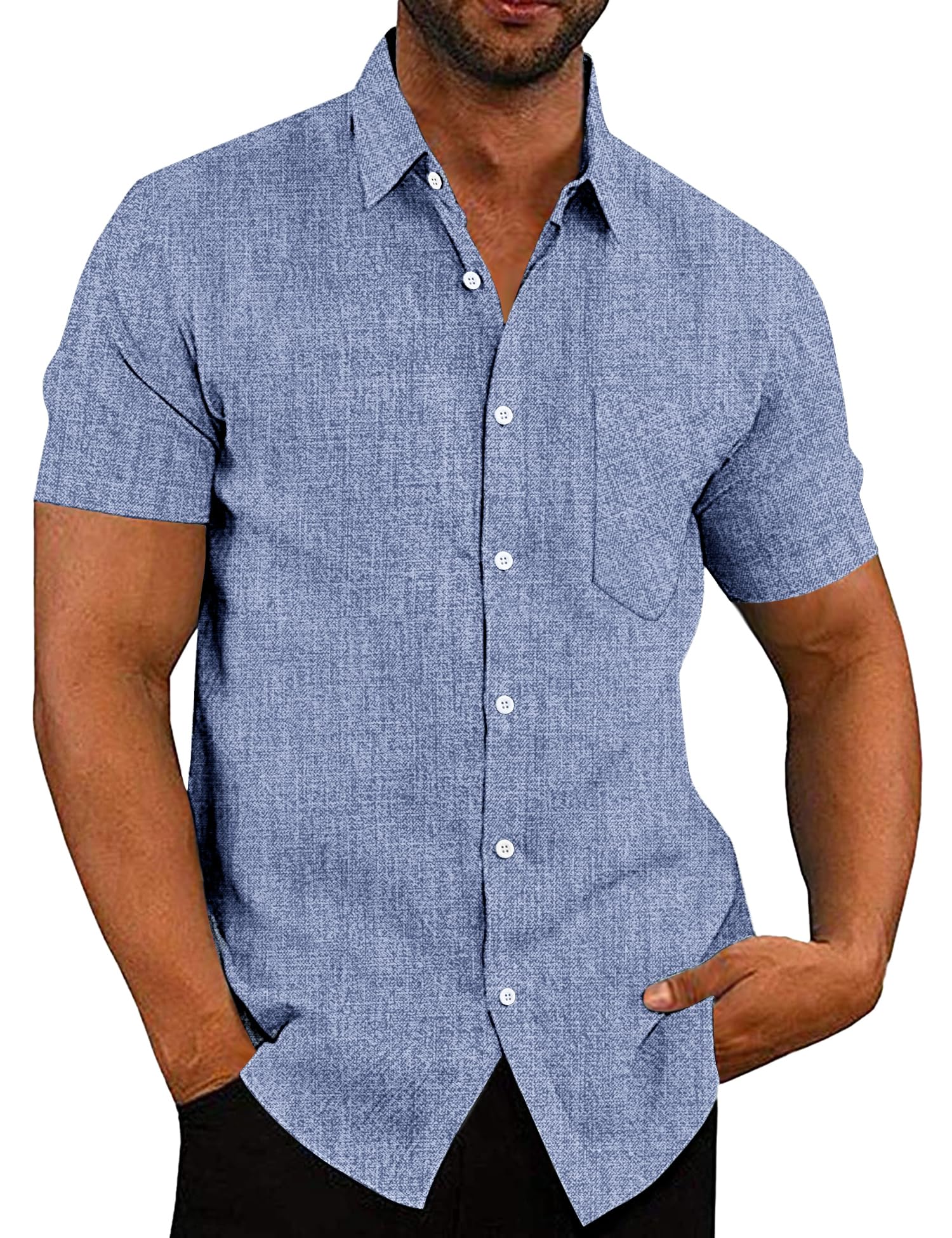 COOFANDY Ztj009100 Moderne Homme | Pull basique en tricot à col rond, haut décontracté et tendance, léger et doux, coupe régulière, automne hiver