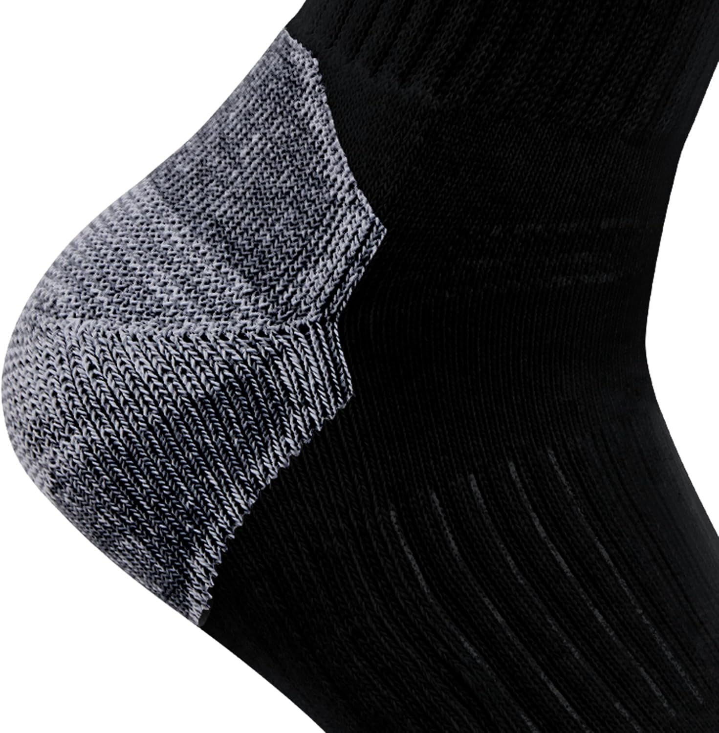 Carhartt Men's SQ6103M Lightweight Cotton Blend Quarter Sock 3-Pack - Large - Black - Image 3