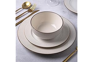 Prosperous Kitchen Elegant Ceramic Dinnerware Set for 6