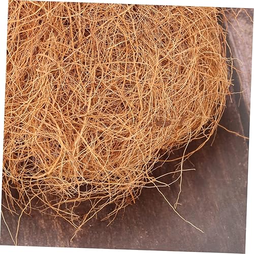 Miniatura 8 de 3 piezas de fibra de coco para forro de nido de pájaros, esterilizadas, alfombrillas de fibra de coco esterilizadas para macetas, cesta de flores