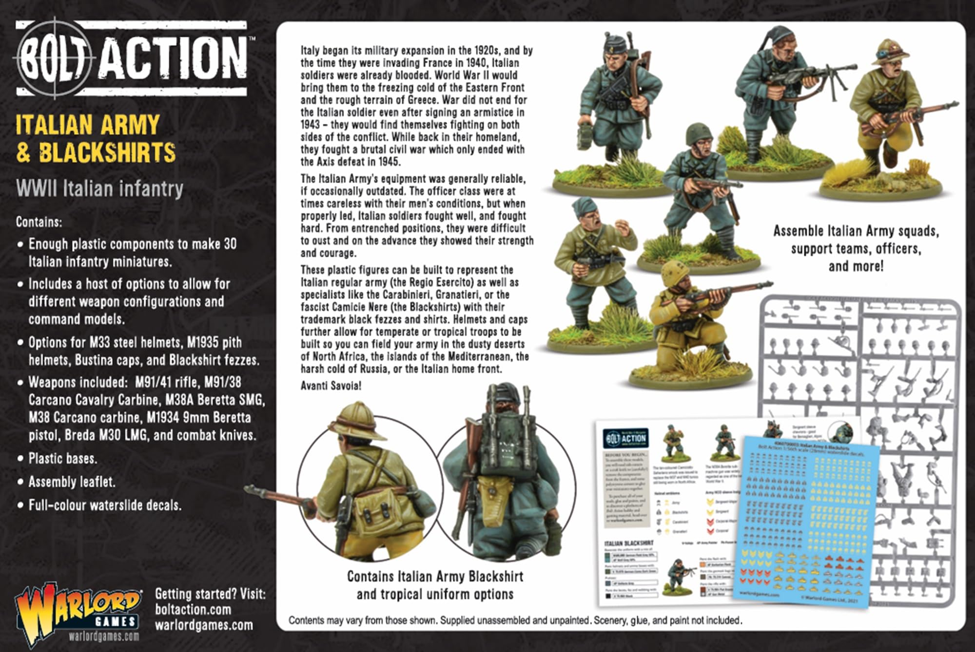 Warlord Games Italian Army & Blackshirts