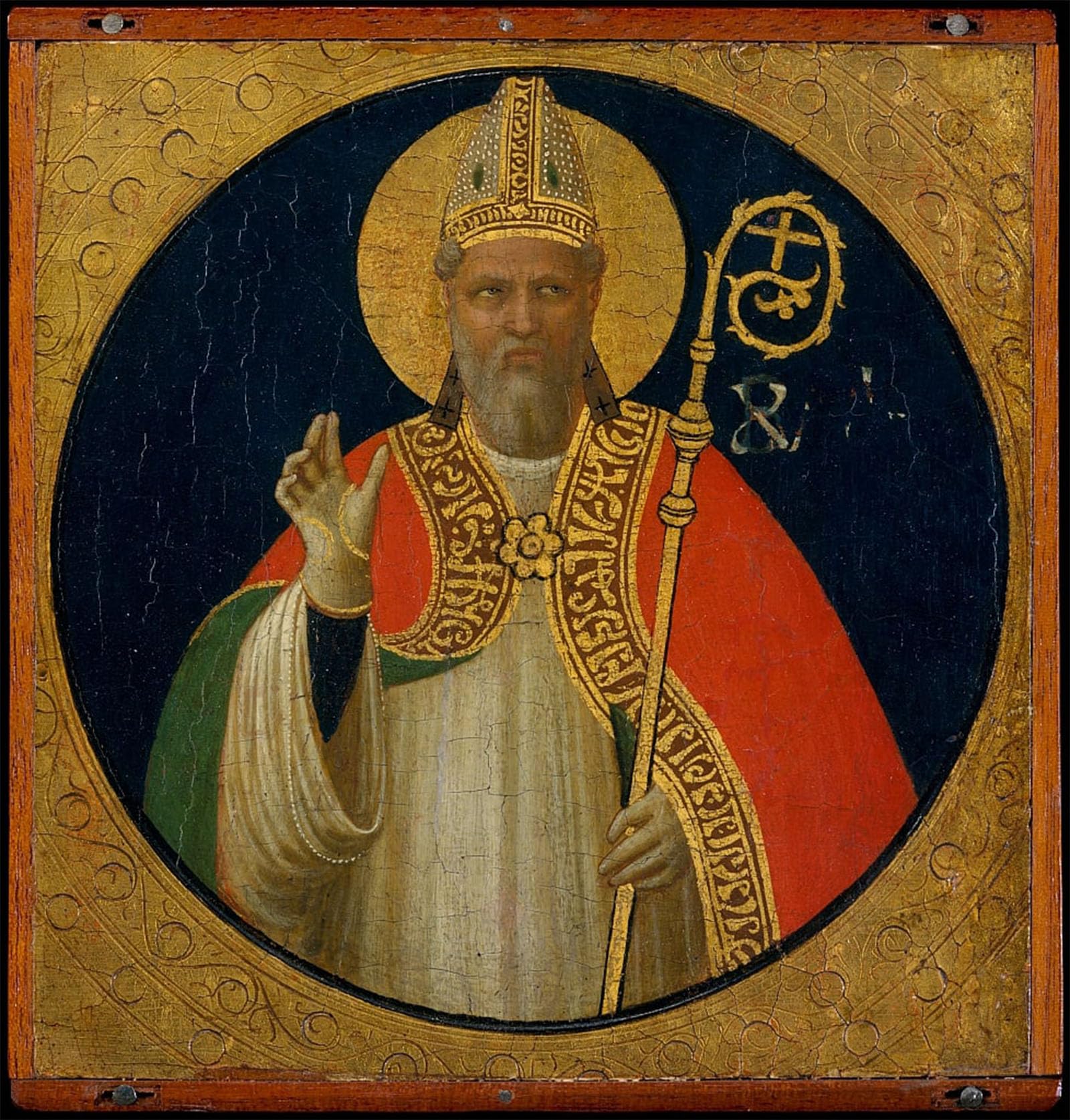 ARTXLXXBN Famous Print Painting Colorful Art Print Saint Alexander by Fra Angelico Canvas Art Decorations for Home Decor 60x90cm