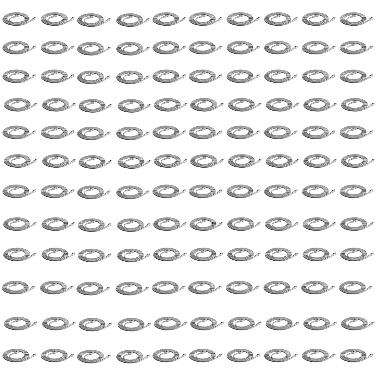 Amazon Basics IT Services USB-C to USB-C 2.0 Fast Charger Cable, 100W, 480Mbps Speed, 6 Foot, White, Case of 120