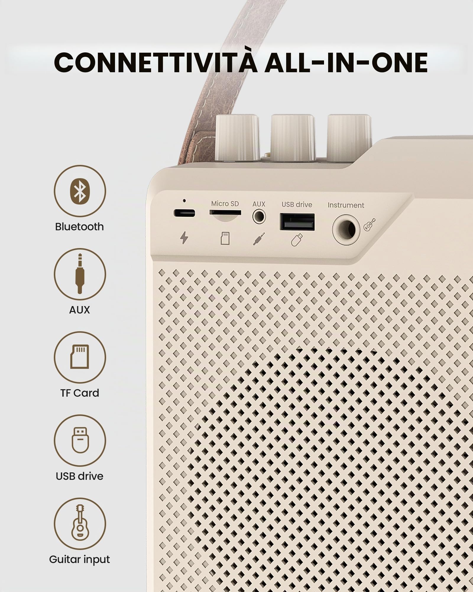 Avantree VoxAmp Duo - Amplificatore Vocale Wireless Portatile, Microfono Doppio E Altoparlante Set Per Lezioni, Piccoli Eventi & Feste, 30W Voce Chiara & Suono Ricco, 14H Batteria