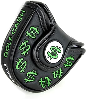 Cash Money Black Mallet Putter Cover Headcover for Scotty Cameron Taylormade Odyssey 2ball