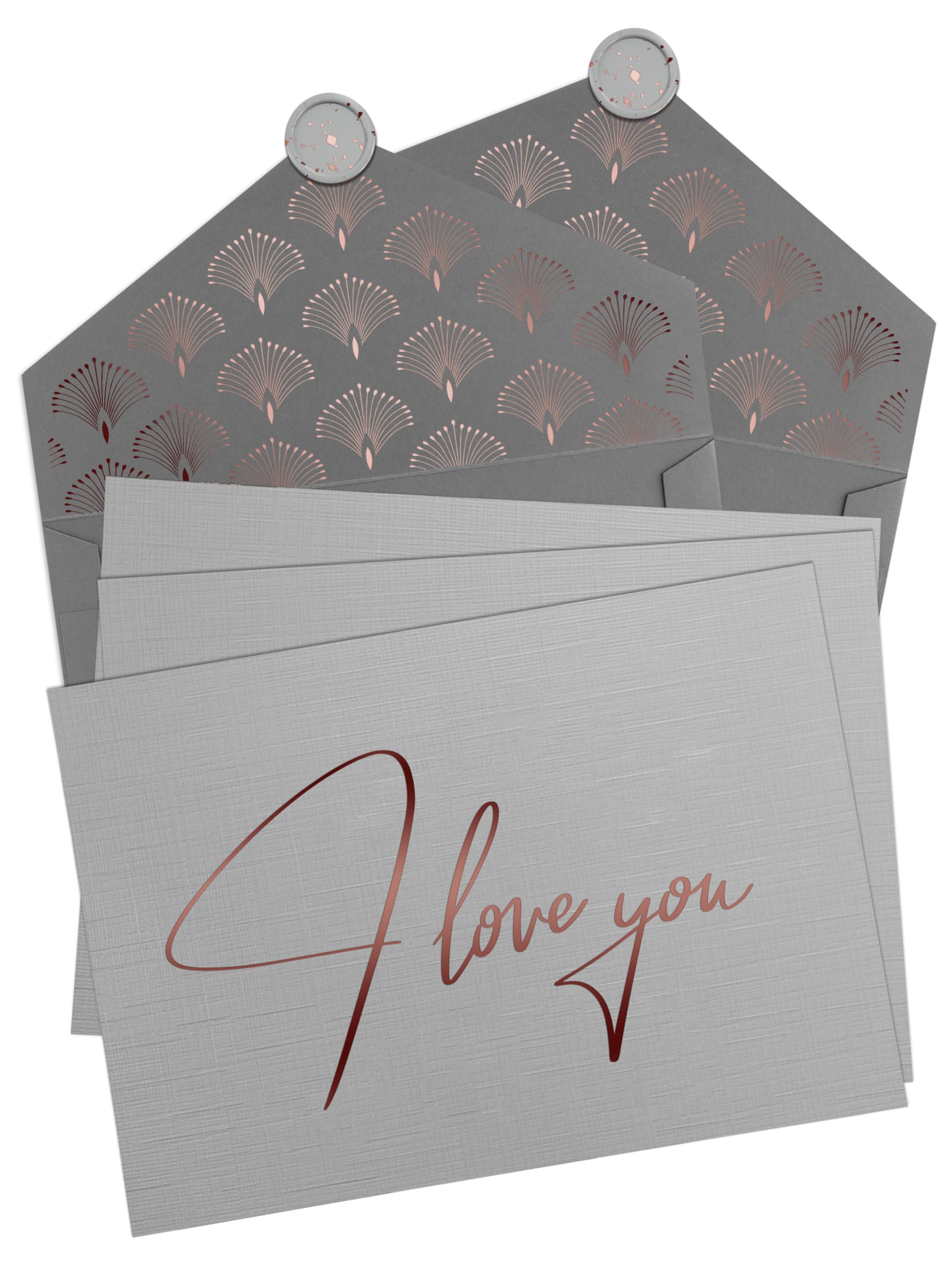 Joli Coon 5 postcards of your choice with envelopes and wax seals - Simple but classy card โ image 1