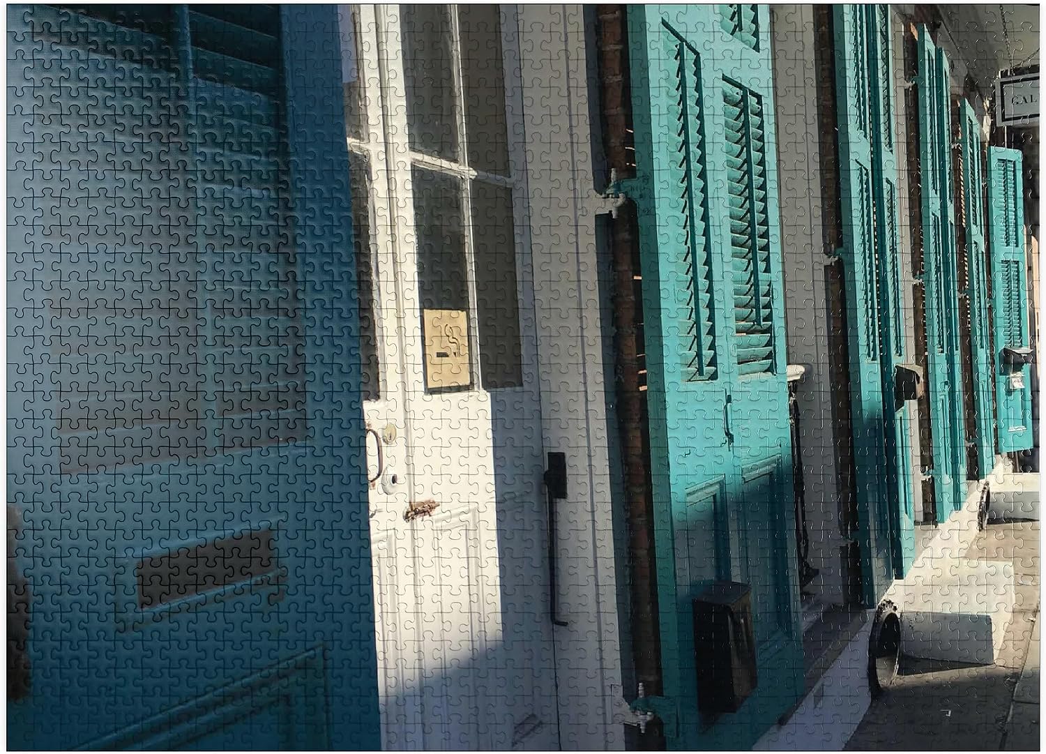 MyPuzzle French Quarter, Streetside- New Orleans, Louisianna - Premium 500 Piece Jigsaw Puzzle for Adults